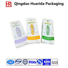Impresión personalizada fideos de almohada plástica bolsas de embalaje para alimentos